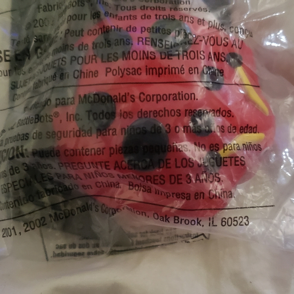 2/$20 BattleBots Pullback Action Toy McDonald's Toy #2. 2002 - Picture 4 of 6